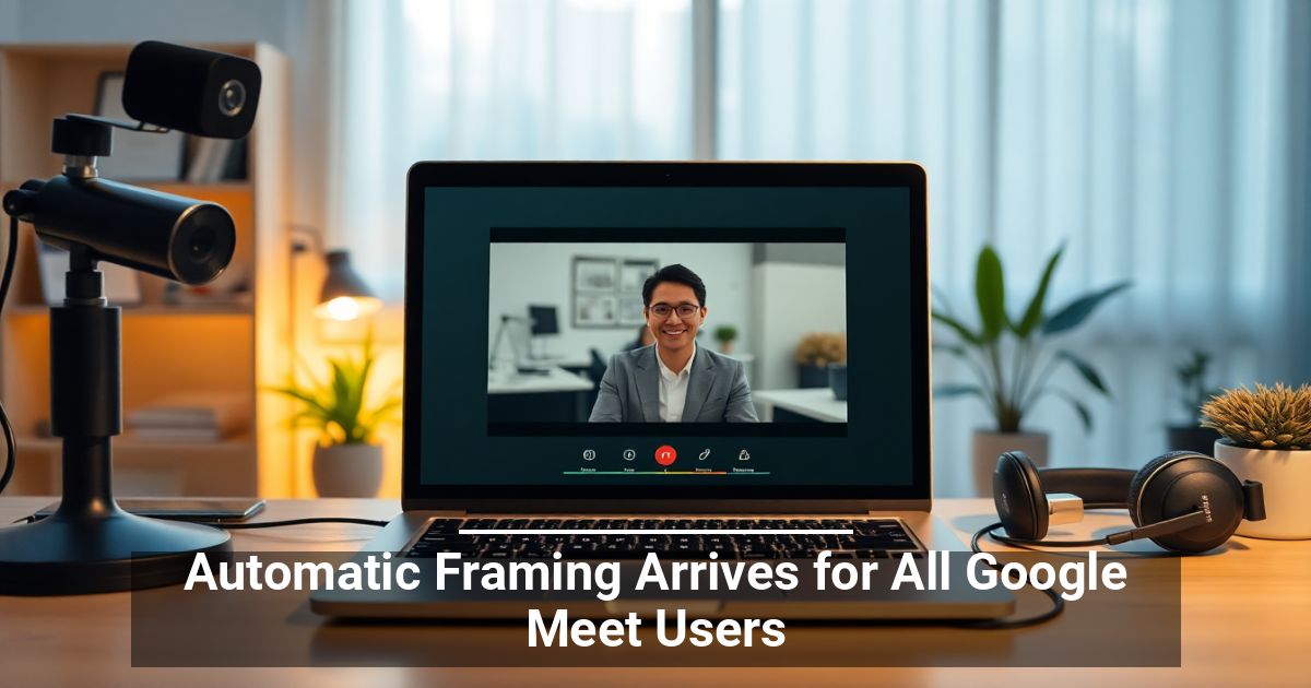 Automatic Framing Arrives for All Google Meet Users