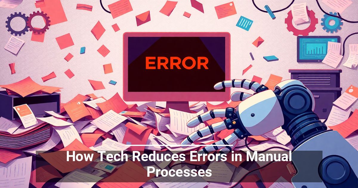 How Tech Reduces Errors in Manual Processes | Computer Breakthrough